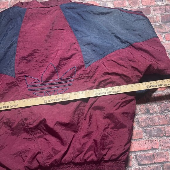 Vintage 90s Adidas Acropolis Hooded Puffer Jacket Coat XL 3 Stripe 90s Skater - Picture 8 of 8